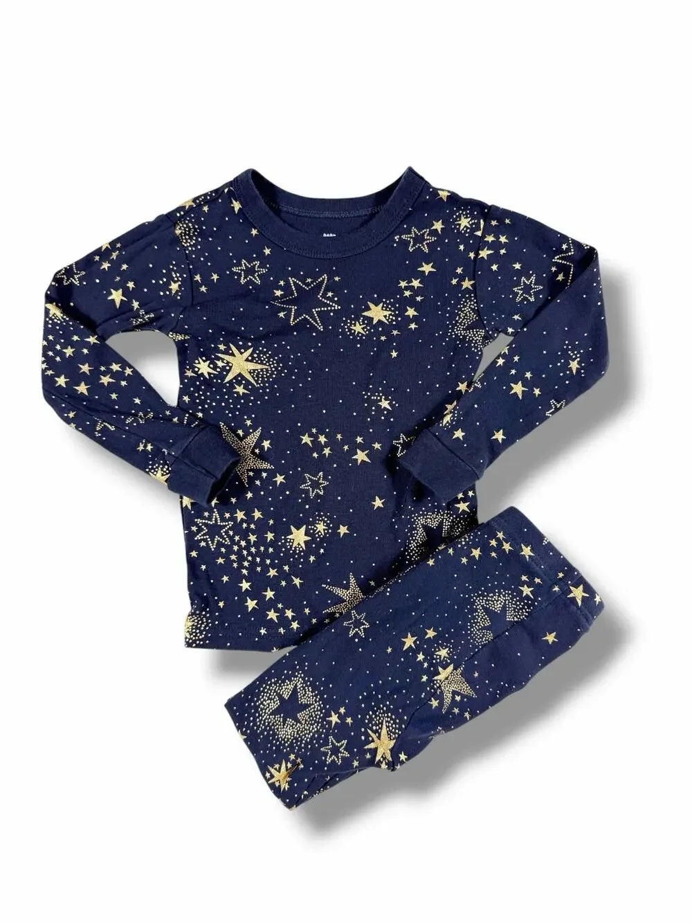 Gap Organically Grown Cotton Gold Star Pajamas Size 4 Years
